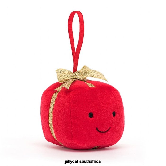 35 Toy Festive Folly Present Red Jellycat
