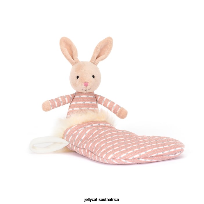 443 Toy Shimmer Stocking Bunny Beige Jellycat