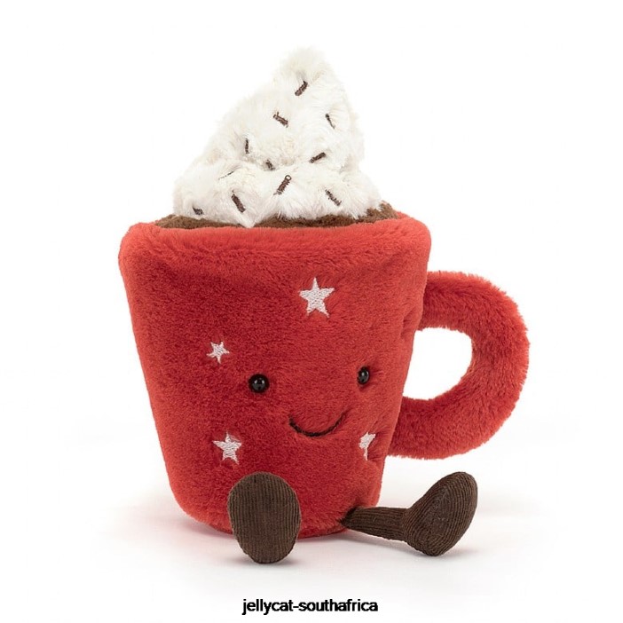 4 Toy Amuseable Hot Chocolate Red Jellycat