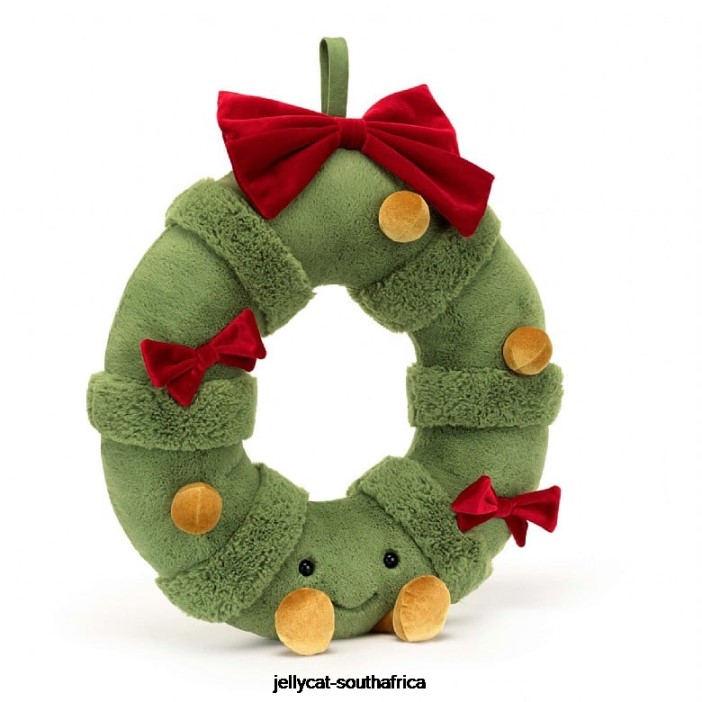 552 Toy Amuseable Decorated Christmas Wreath Multi-colour Jellycat