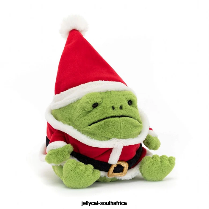 60 Toy Santa Ricky Rain Frog Green Jellycat