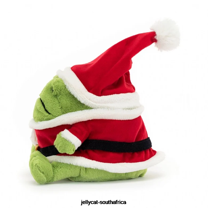 60 Toy Santa Ricky Rain Frog Green Jellycat