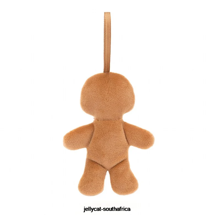 671 Toy Festive Folly Gingerbread Fred Beige Jellycat