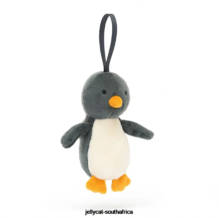 79 Toy Festive Folly Penguin Black and White Jellycat