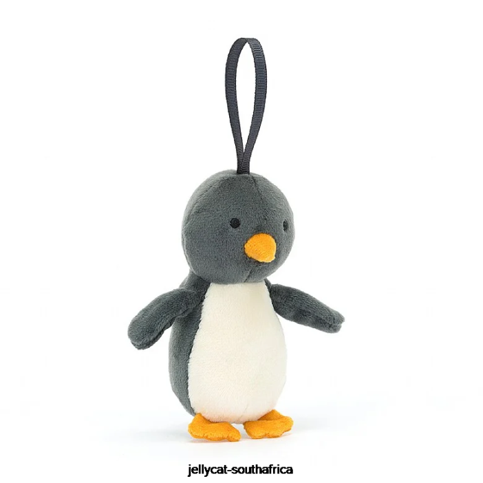 79 Toy Festive Folly Penguin Black and White Jellycat