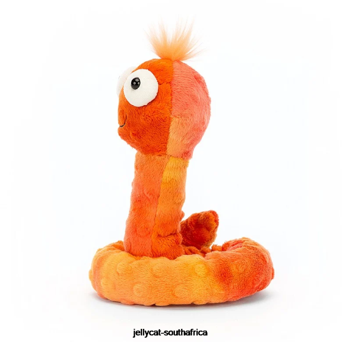 121 Toy Winston Worm Orange Jellycat