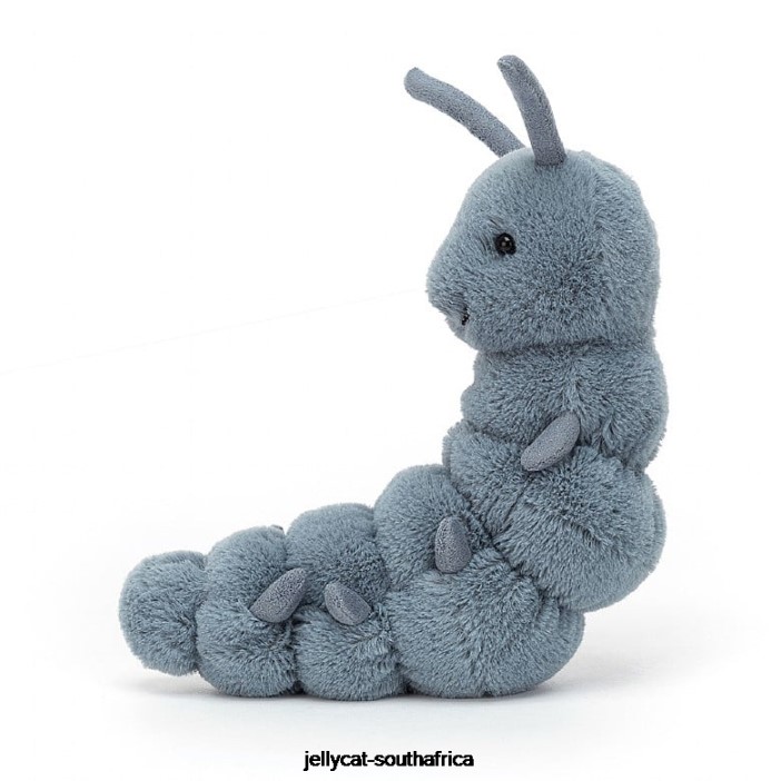 229 Toy Wriggidig Bug Blue Jellycat