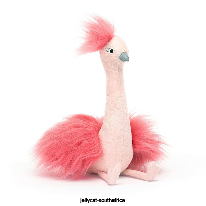 321 Toy Fou Fou Ostrich Pink Jellycat