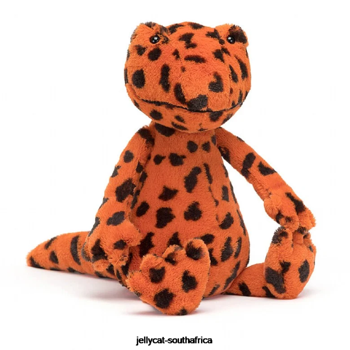 396 Toy Syd Salamander Orange Jellycat