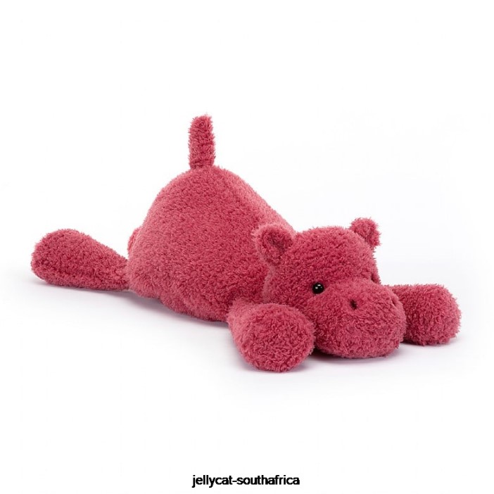447 Toy Splootie Hippo Brown Jellycat