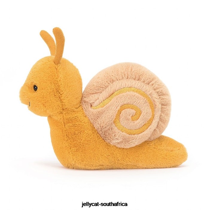 544 Toy Sandy Snail Yellow Jellycat