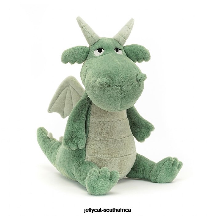 583 Toy Adon Dragon Green Jellycat