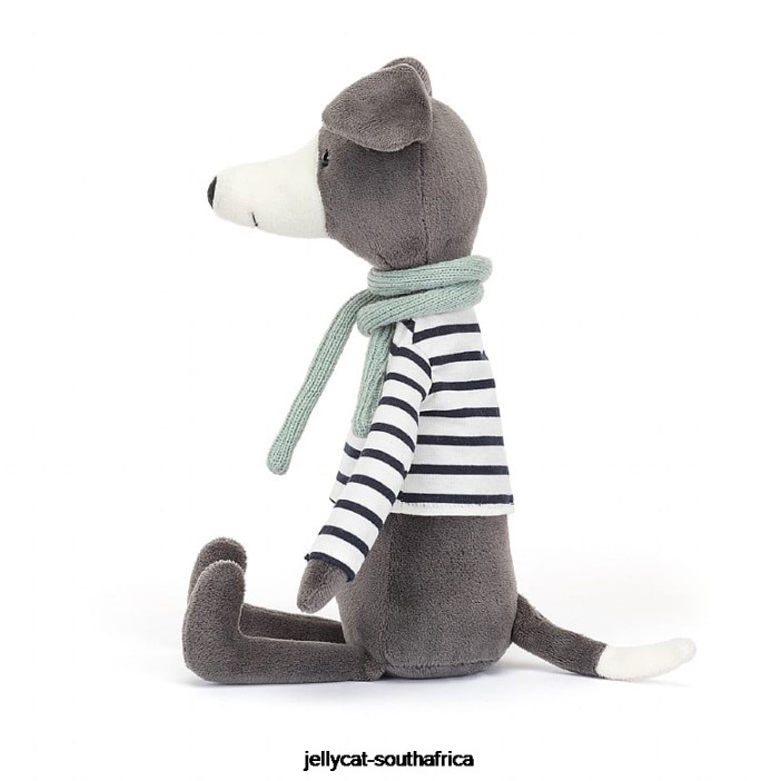 117 Toy Beatnik Buddy Whippit Grey Jellycat
