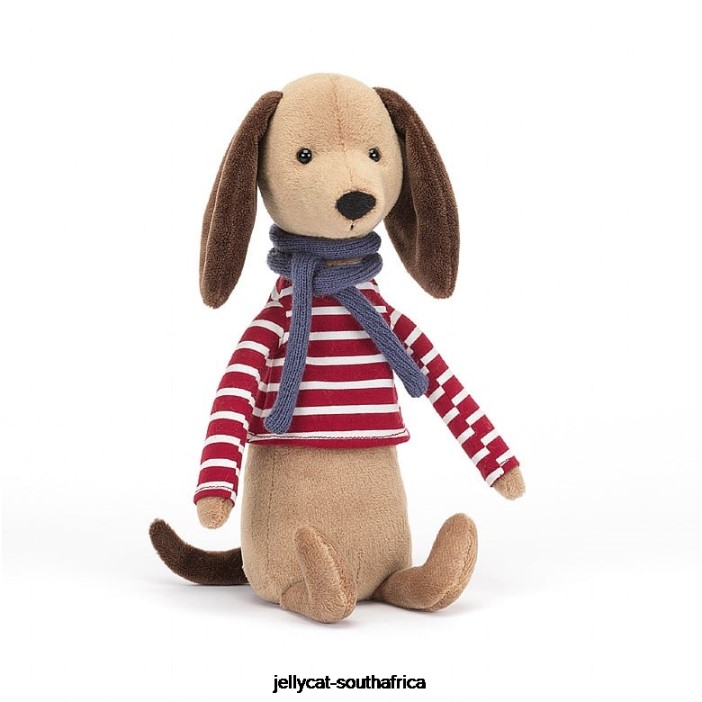 181 Toy Beatnik Buddy Sausage Dog Tan Jellycat