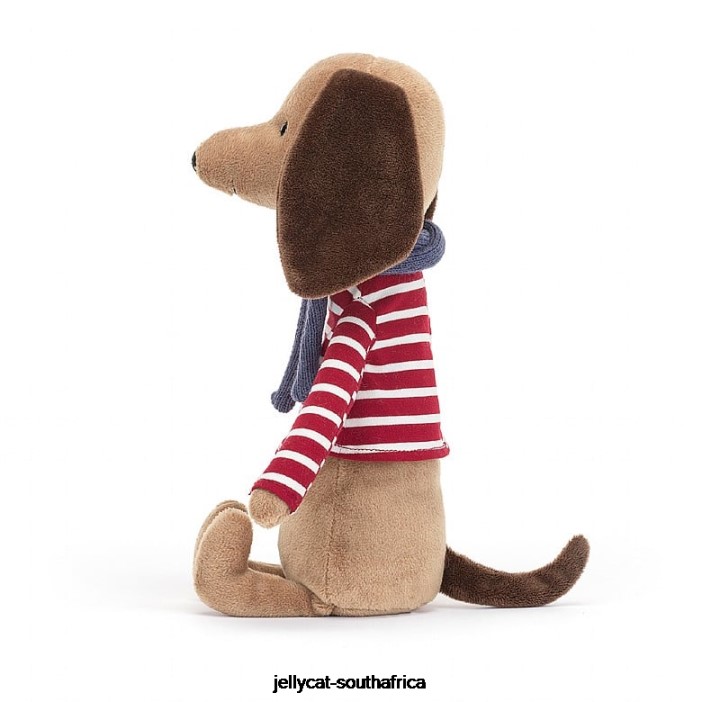 181 Toy Beatnik Buddy Sausage Dog Tan Jellycat