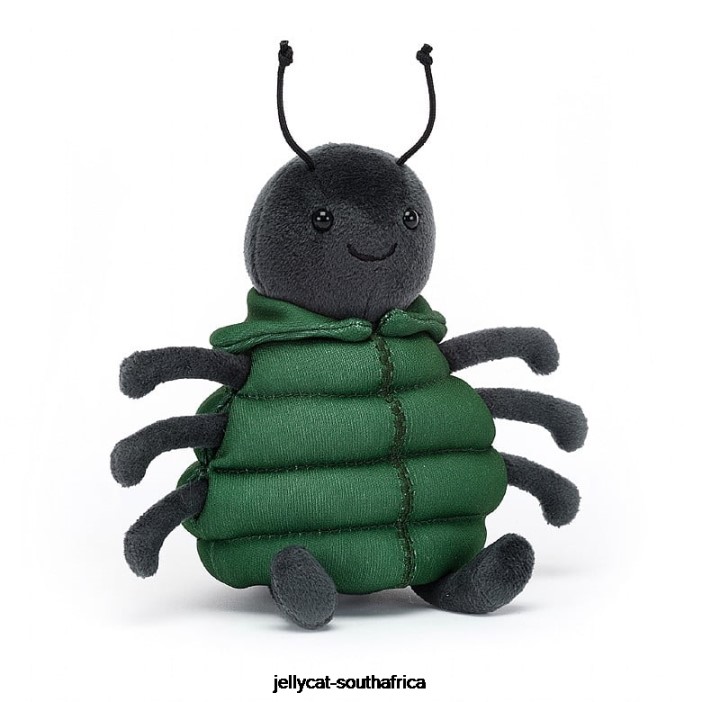 377 Toy Anoraknid Spider Black Jellycat