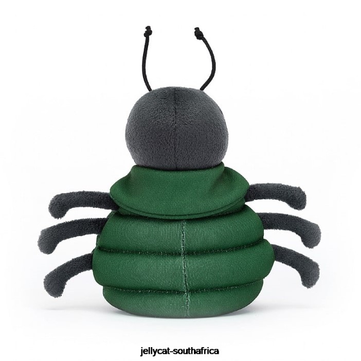 377 Toy Anoraknid Spider Black Jellycat