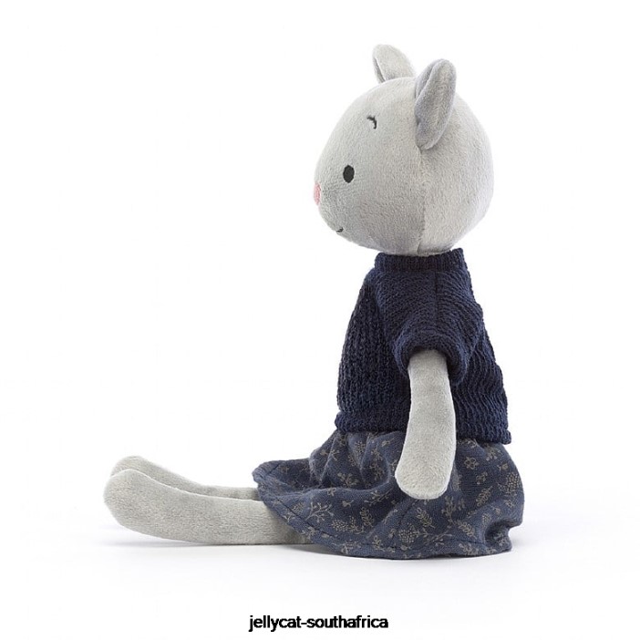 584 Toy Coquette Cutie Cat Grey Jellycat