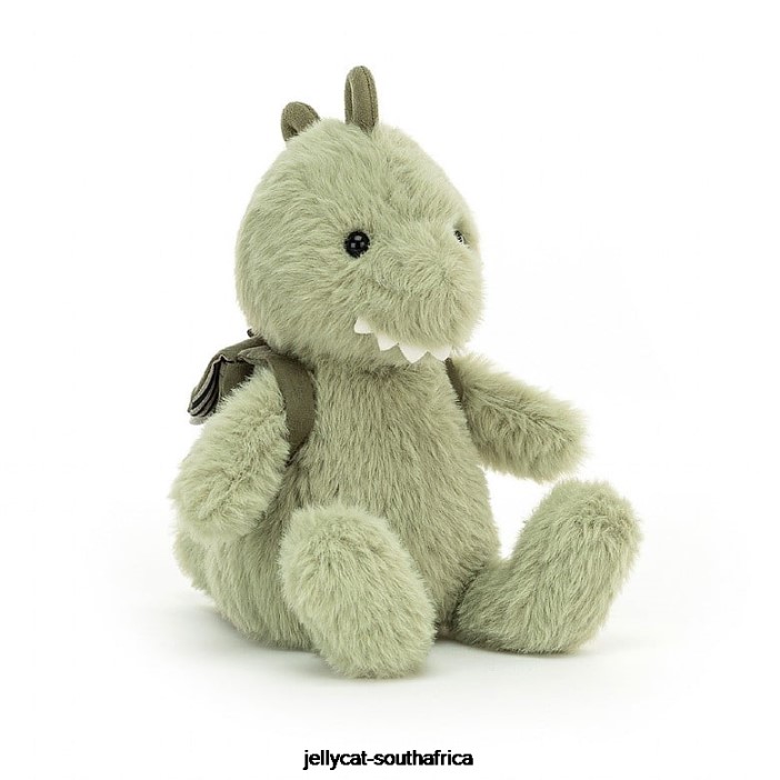 617 Toy Backpack Dino Green Jellycat