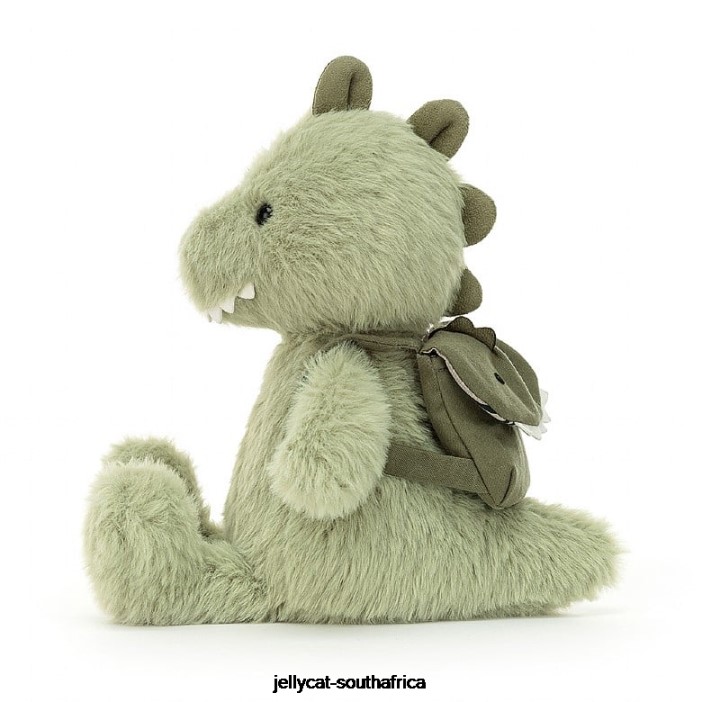 617 Toy Backpack Dino Green Jellycat