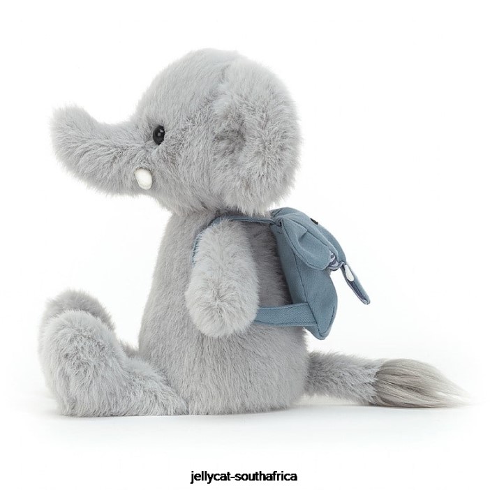 618 Toy Backpack Elephant Grey Jellycat