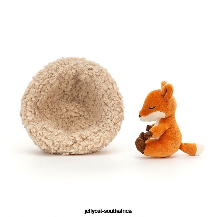 127 Toy Hibernating Bunny Beige Jellycat