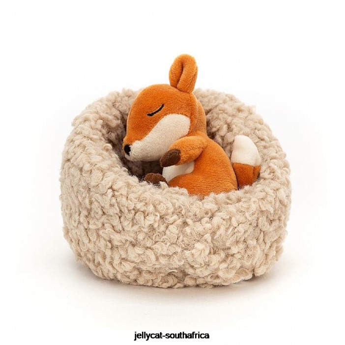 127 Toy Hibernating Bunny Beige Jellycat