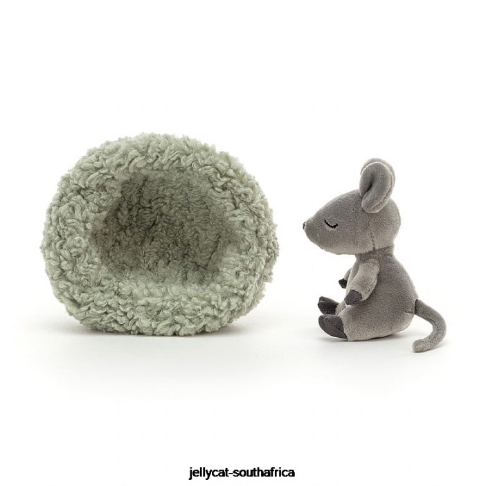 127 Toy Hibernating Bunny Beige Jellycat