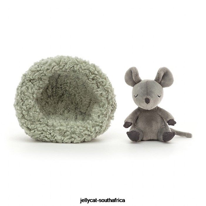 127 Toy Hibernating Bunny Beige Jellycat