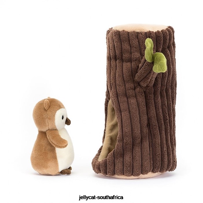 255 Toy Forest Fauna Owl Brown and White Jellycat