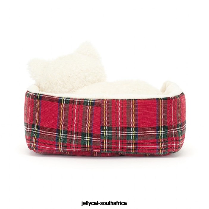 289 Toy Napping Nipper Westie Black and White Jellycat