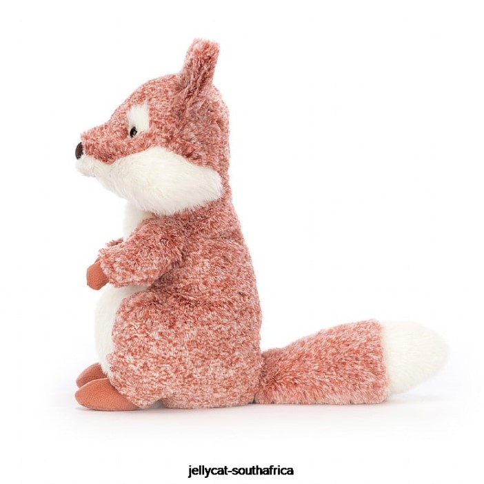 408 Toy Ambrosie Fox Brown and White Jellycat