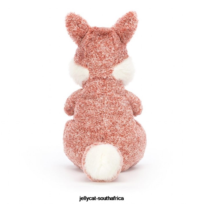 408 Toy Ambrosie Fox Brown and White Jellycat