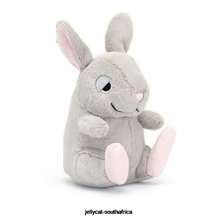 464 Toy Cuddlebud Bernard Bunny Grey Jellycat