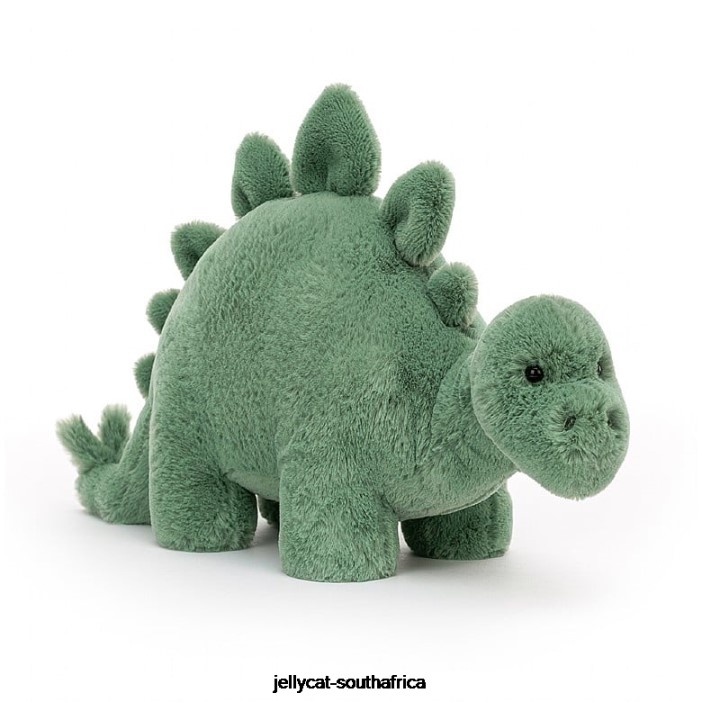 491 Toy Fossilly Stegosaurus Green Jellycat