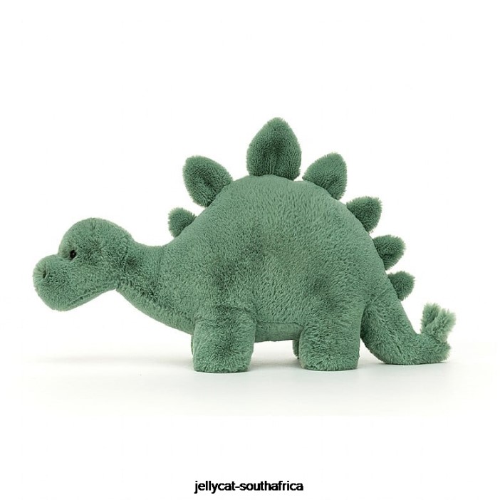 491 Toy Fossilly Stegosaurus Green Jellycat