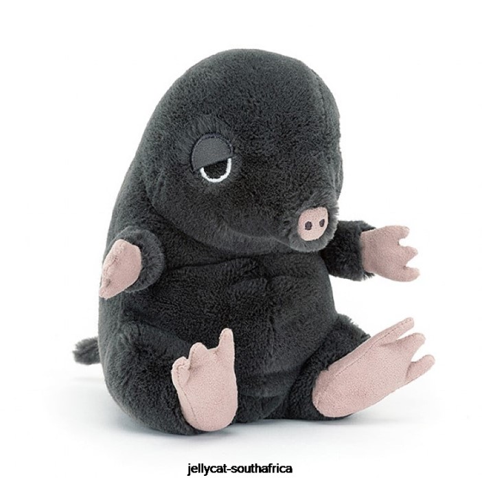 621 Toy Cuddlebud Morgan Mole Black Jellycat