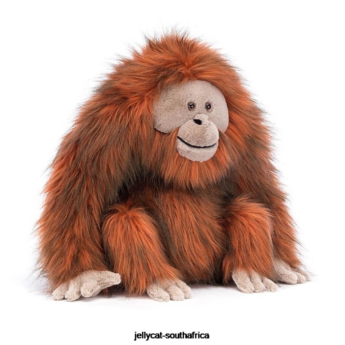 361 Toy Oswald Orangutan Orange Jellycat
