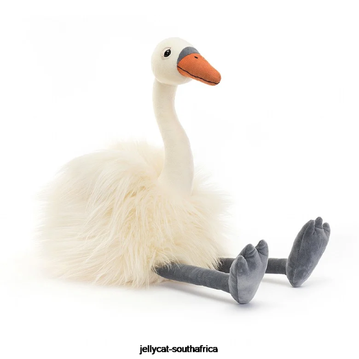 433 Toy Evelyn Swan White Jellycat