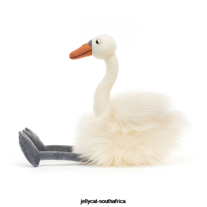 433 Toy Evelyn Swan White Jellycat
