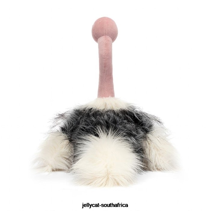 441 Toy Ramonda Ostrich Grey Jellycat