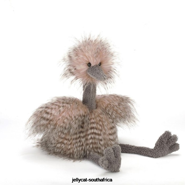 645 Toy Odette Ostrich Beige Jellycat