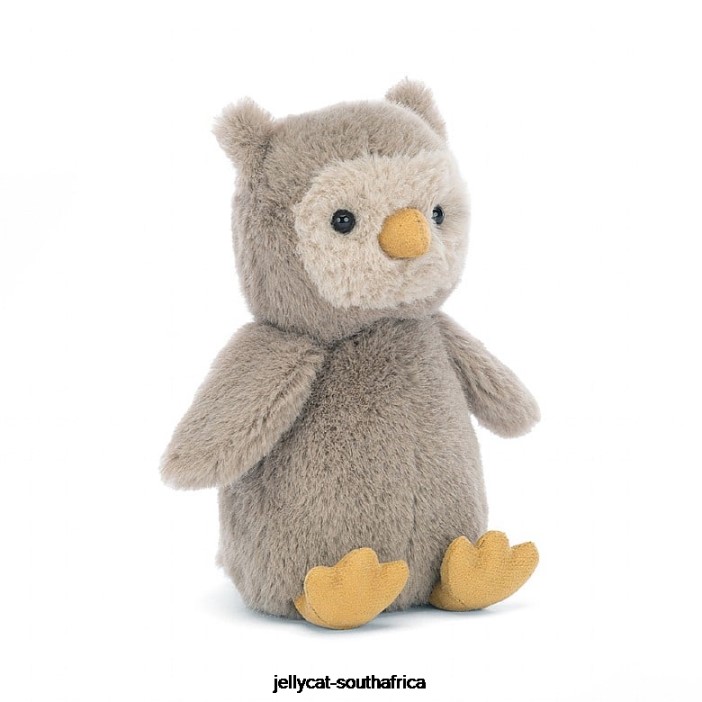 234 Toy Nippit Owl Grey Jellycat