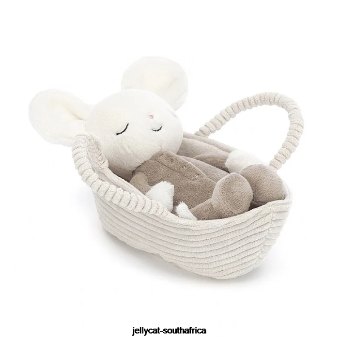388 Toy Rock-a-Bye Mouse Cream Jellycat