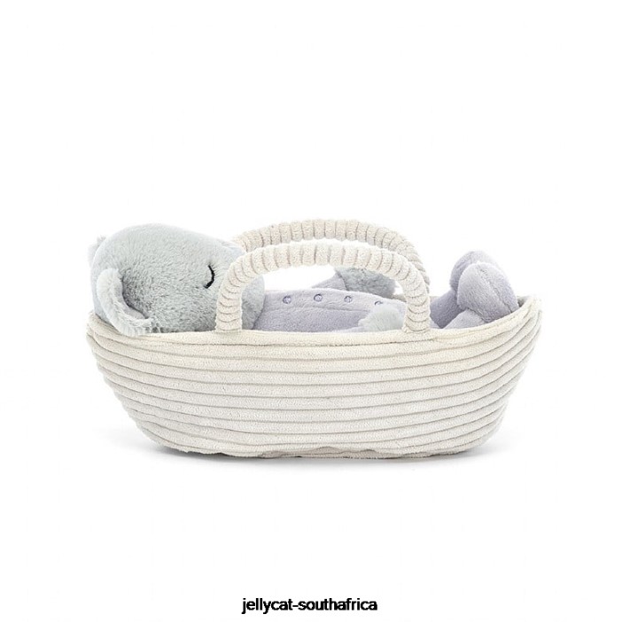 407 Toy Rock-a-Bye Kitten Grey Jellycat