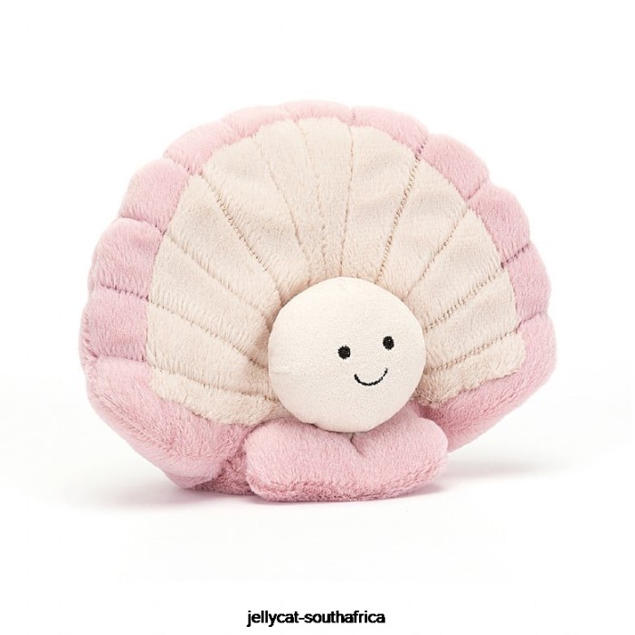 113 Toy Clemmie Clam Beige Jellycat