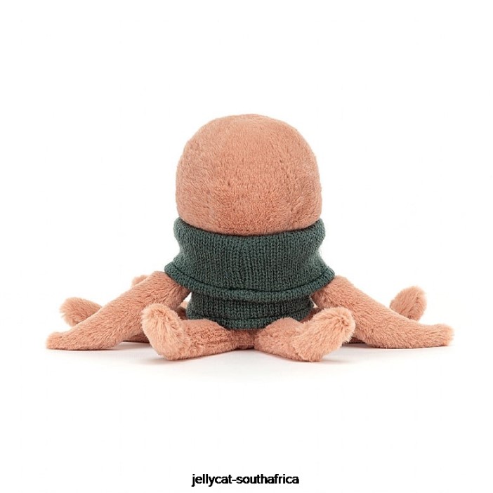 231 Toy Cozy Crew Octopus Apricot Jellycat