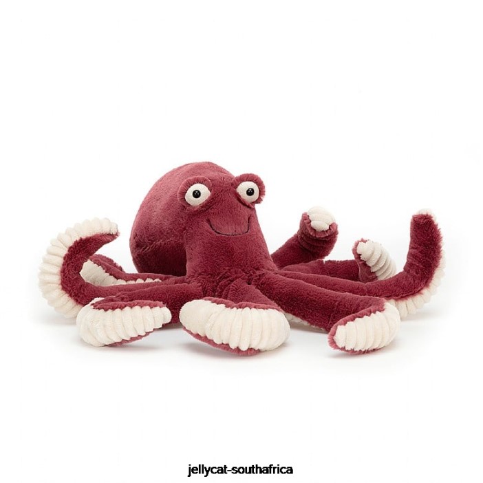 391 Toy Obbie Octopus Red Jellycat