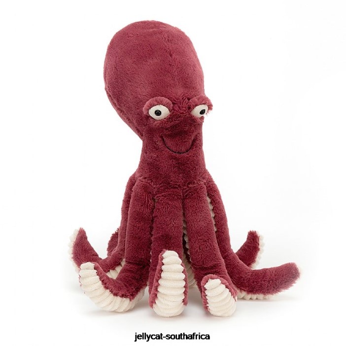 391 Toy Obbie Octopus Red Jellycat