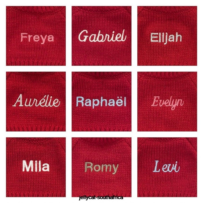 140 Toy Bartholomew Bear with Personalised Red Jumper Brown Jellycat